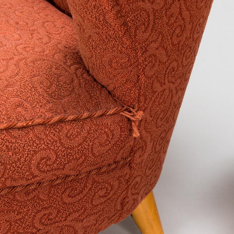 Fåtöljer, ett par, 1950-tal.