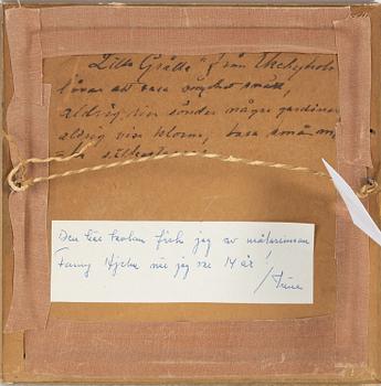 Fanny Hjelm, blandteknik, signerad och daterad 1940.