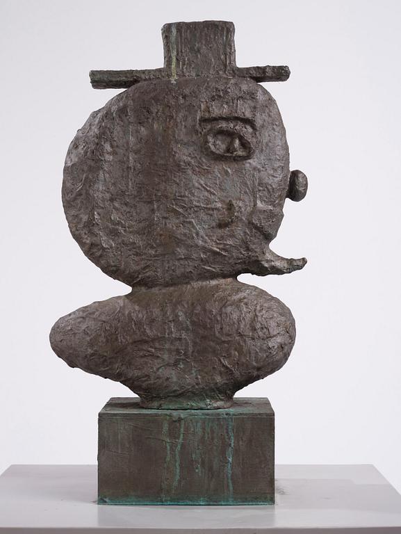 Donald Baechler, ”Man with Hat”.