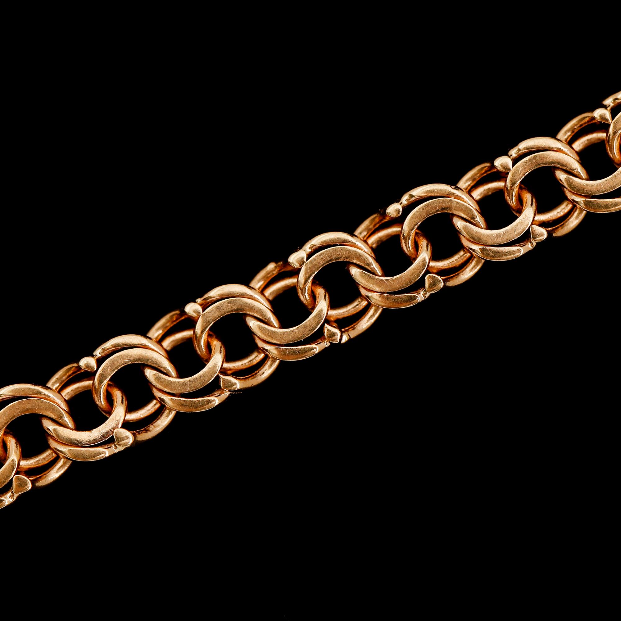 ARMBAND, 18 k guld, svenska stämplar, 1946. Vikt ca 7 g.