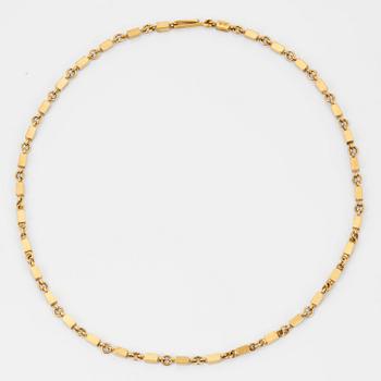 155. Wiwen Nilsson, an 18k gold necklace, Lund, Sweden 1974.