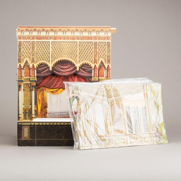A DANISH DOLL THEATRE, 20th century.