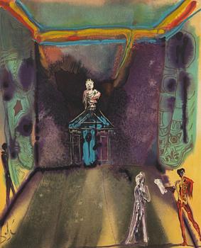 Salvador Dalí, "Panorama: the Siege of Jerusalem", ur: "The Marquis de Sade".