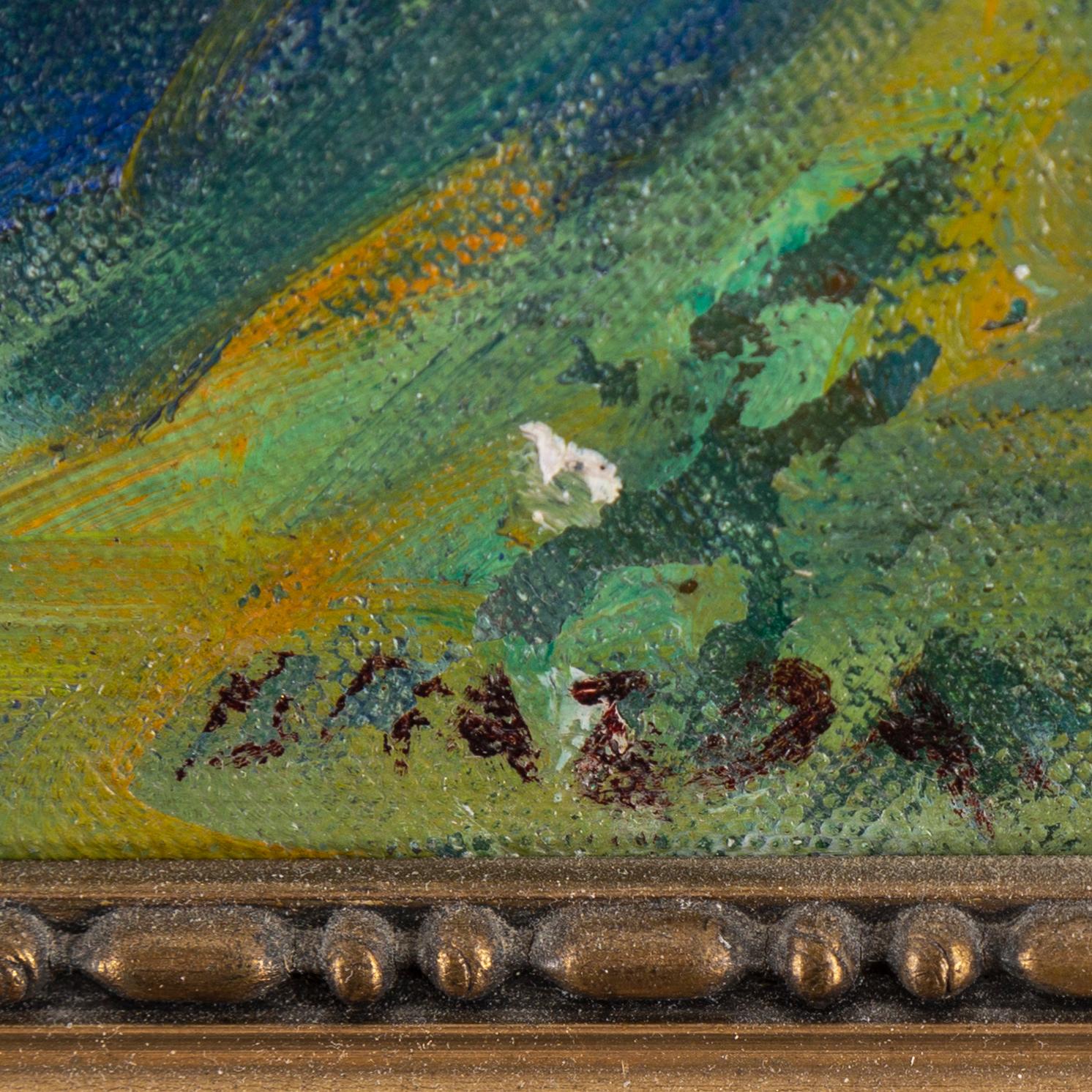 JAN BRAZDA, oil on canvas, signed Brazda.