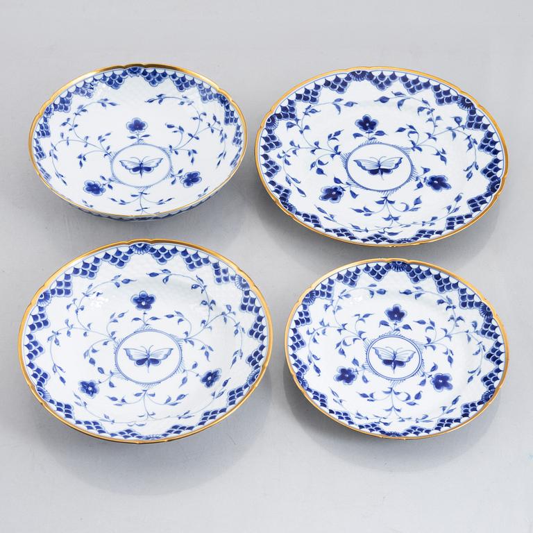 A 36-piece "Summerfugl"  porcelain dinner service, Bing & Grøndahl, Denmark.