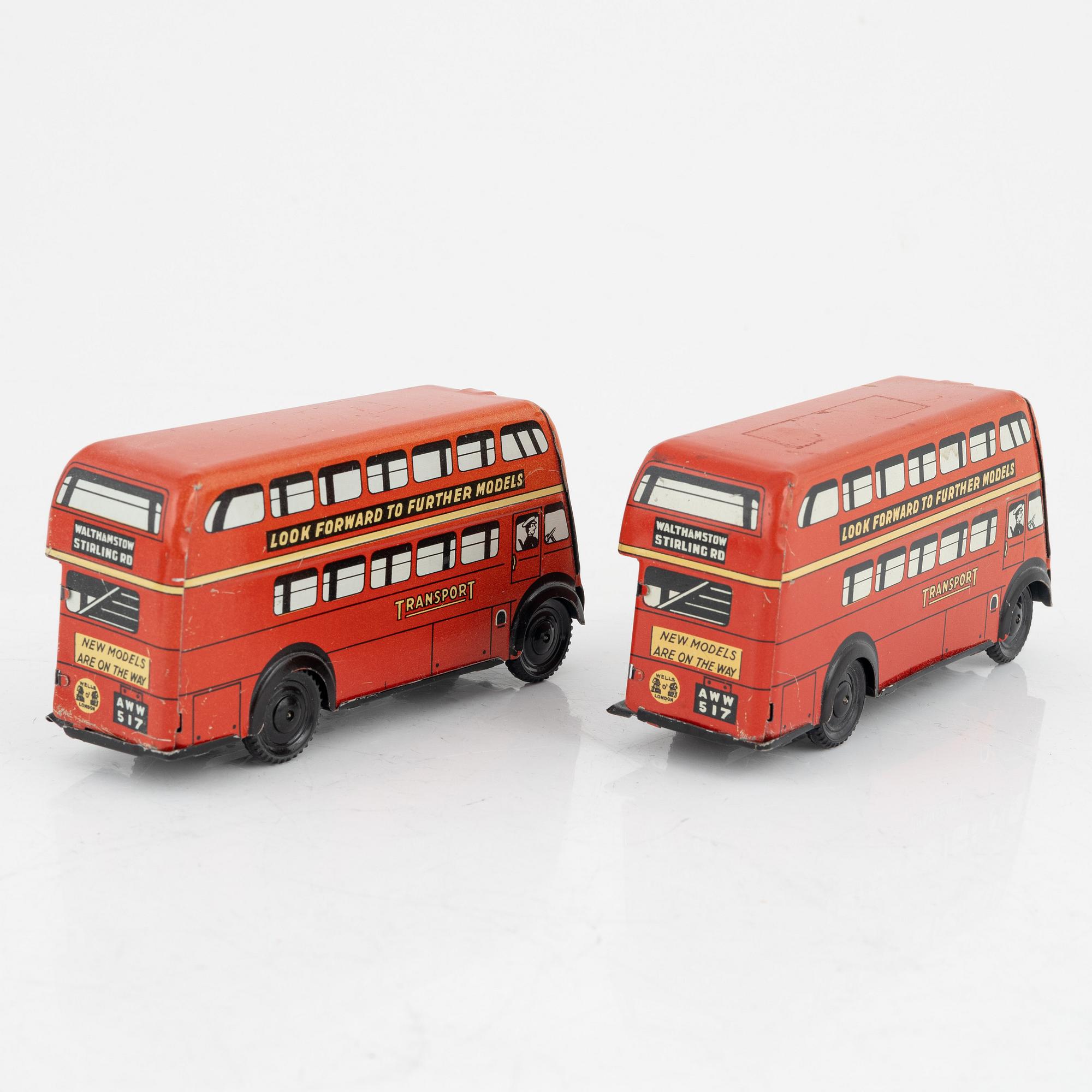 Twelv toy cars, mostly Lesney, England, second half of the 20th century.