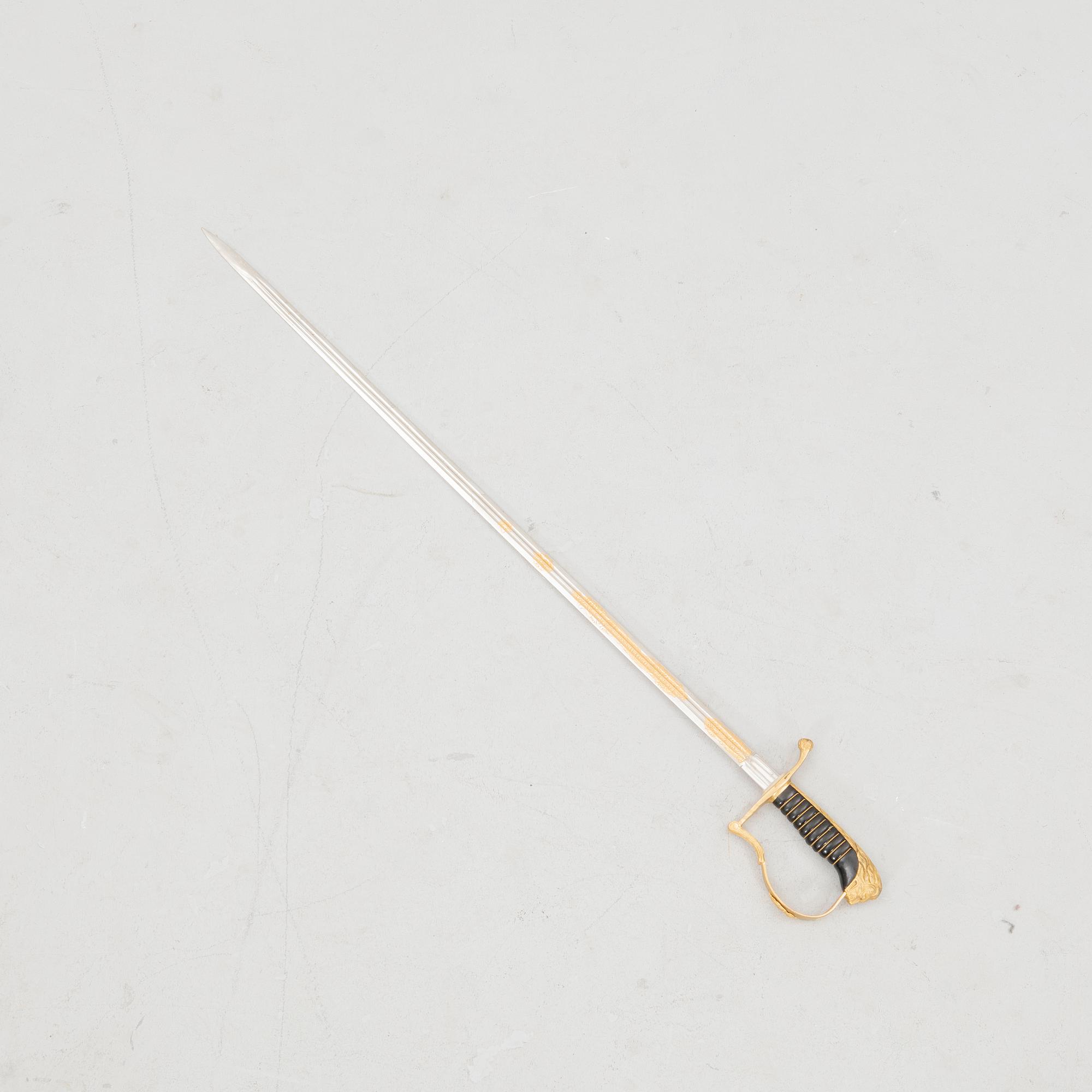 Saber, for infantry officer, Sweden, model 1899.