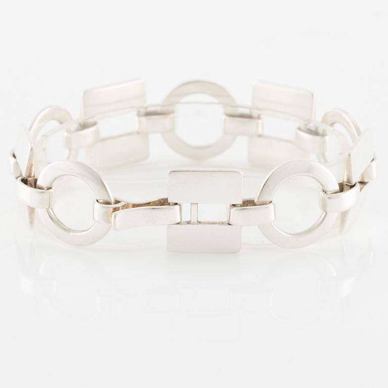 Sven-Erik Högberg, arm link, silver.