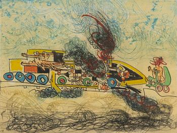 Roberto Matta, "Les Oh! Tomobiles".