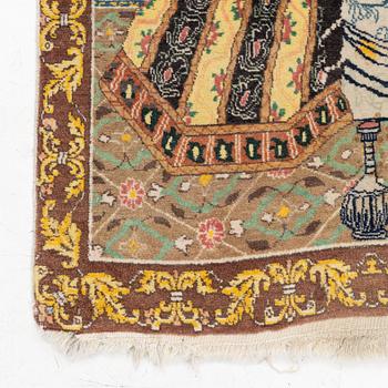 Matta, orientalisk, ca 100 x 65 cm.