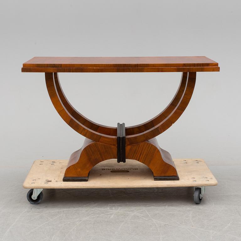 A 20th century art deco style table.