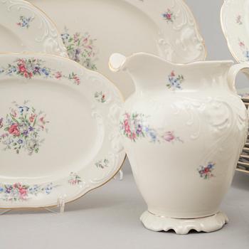 A set of 55+1 pieces dining ware from KPM, 20th century.