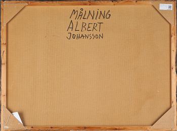 ALBERT JOHANSSON, olja på pannå, signerad.