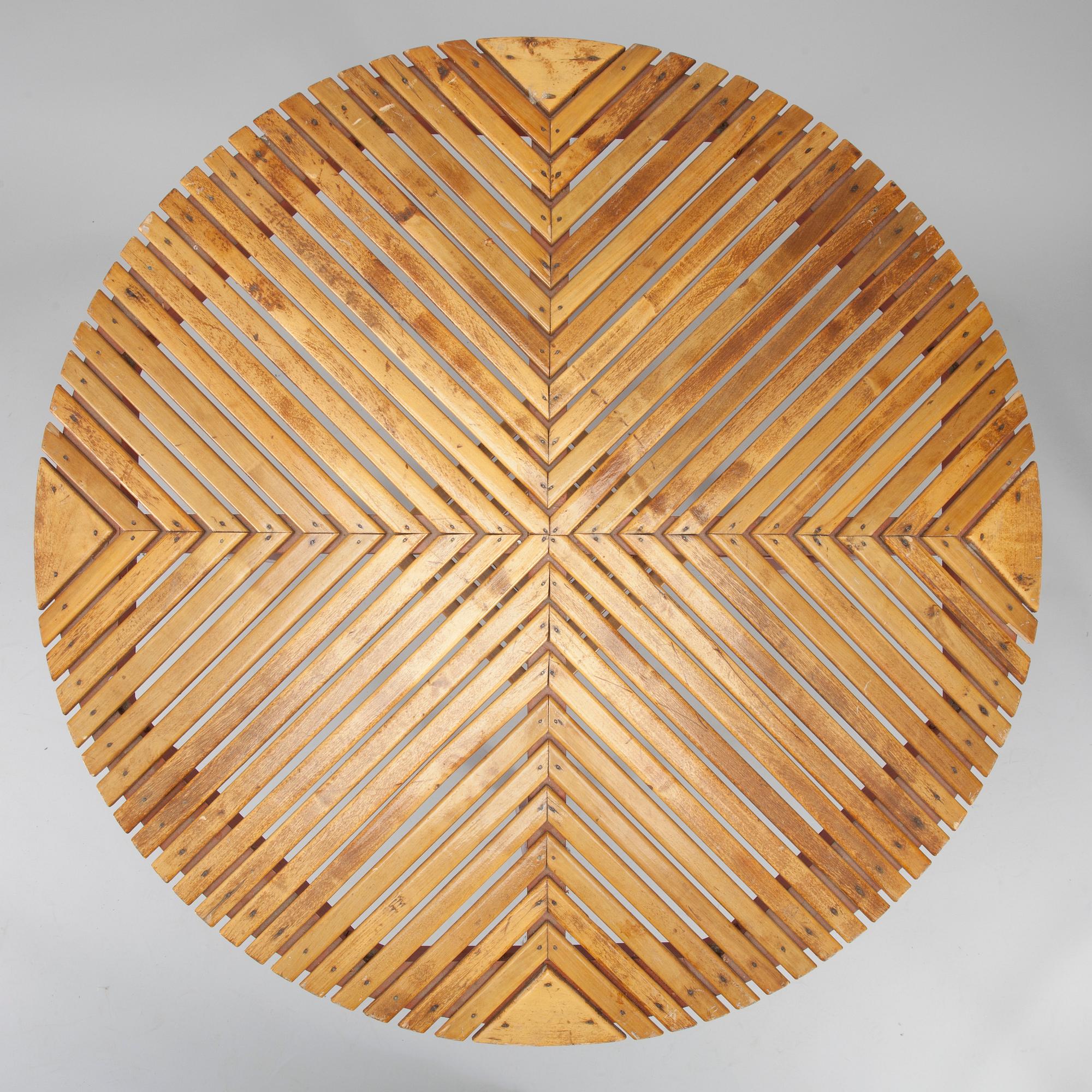 TRÄDGÅRDSMÖBLEMANG, 6 delar, funkis, 1930-tal.