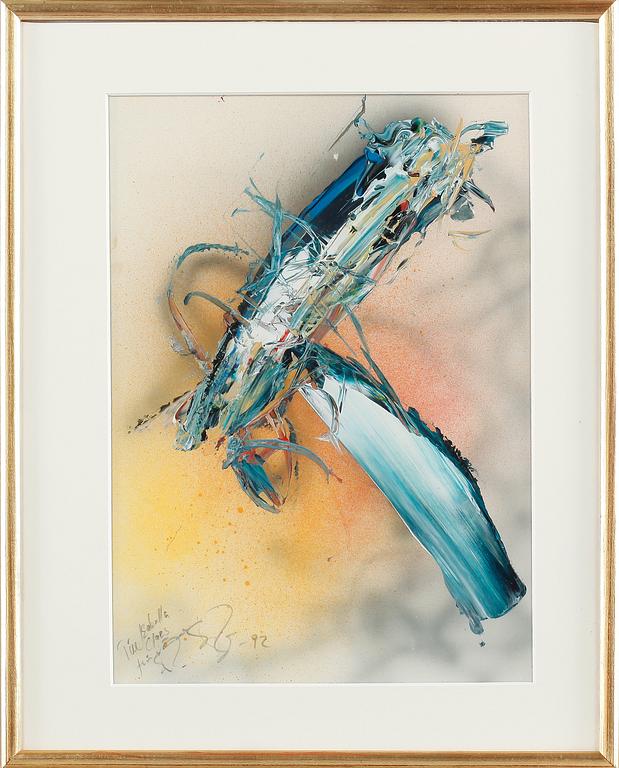 SVEN INGE HÖGLUND, olja på papper, signerad och daterad -92.