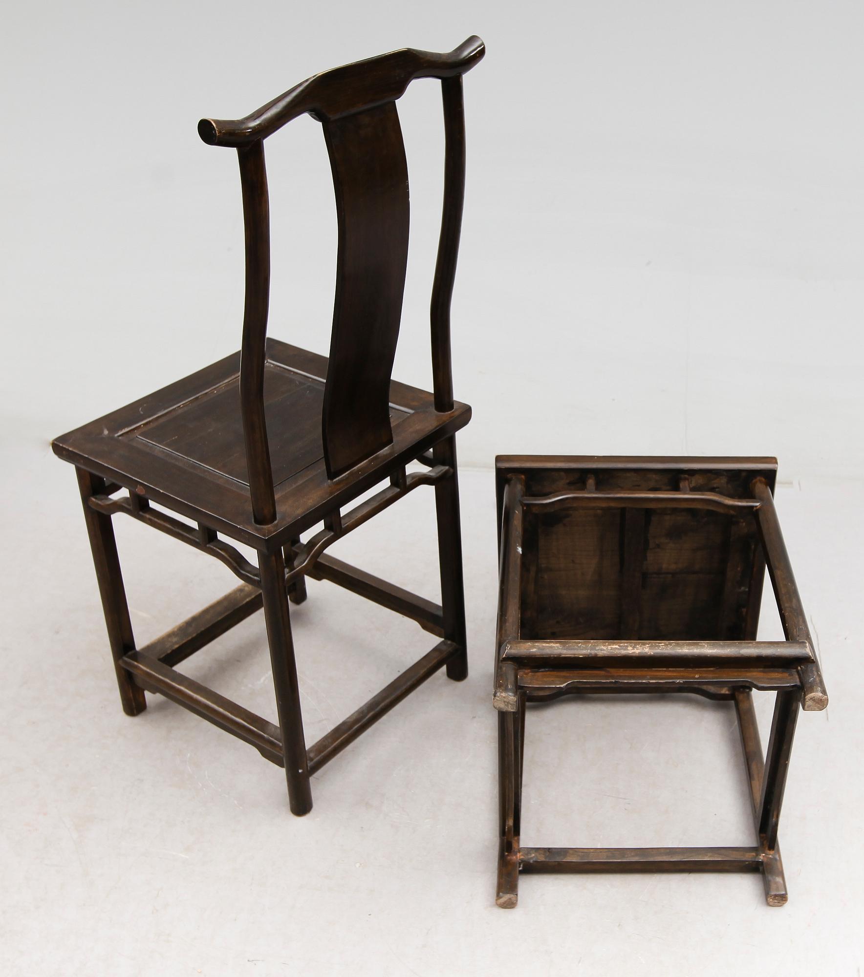 STOLAR, 1 par, orientaliska, 1900-tal.