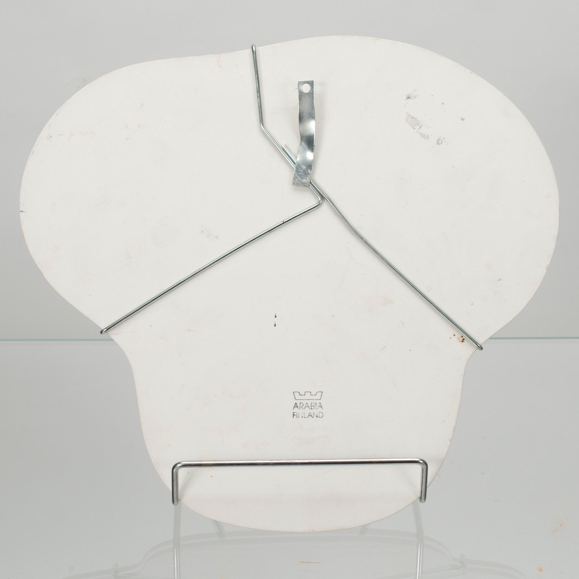 KERAMIKPLATTA, Heljä Liukko-Sundström, Arabia, signerad.