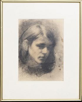 ODD NERDRUM, teckning signerad.