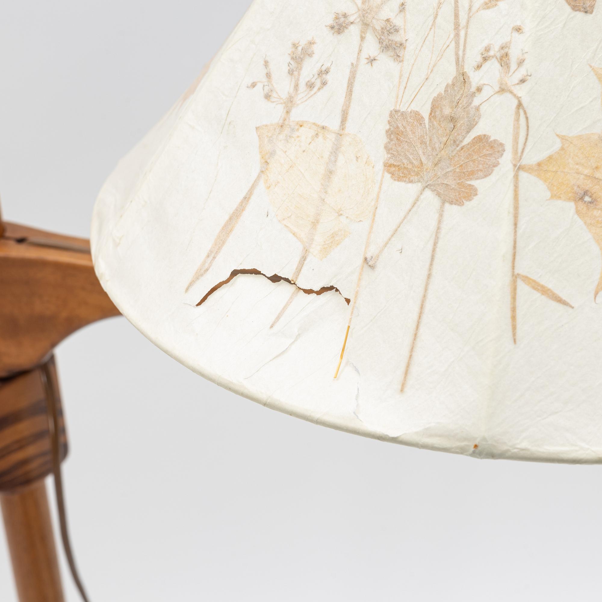 Carl Malmsten, floor lamp, "The Candlestick".