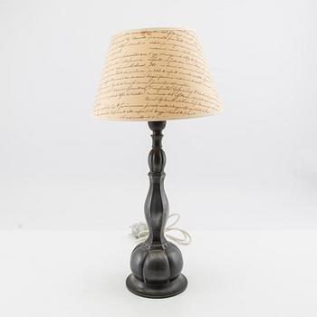 Just Andersen, table lamp 1940s pewter.