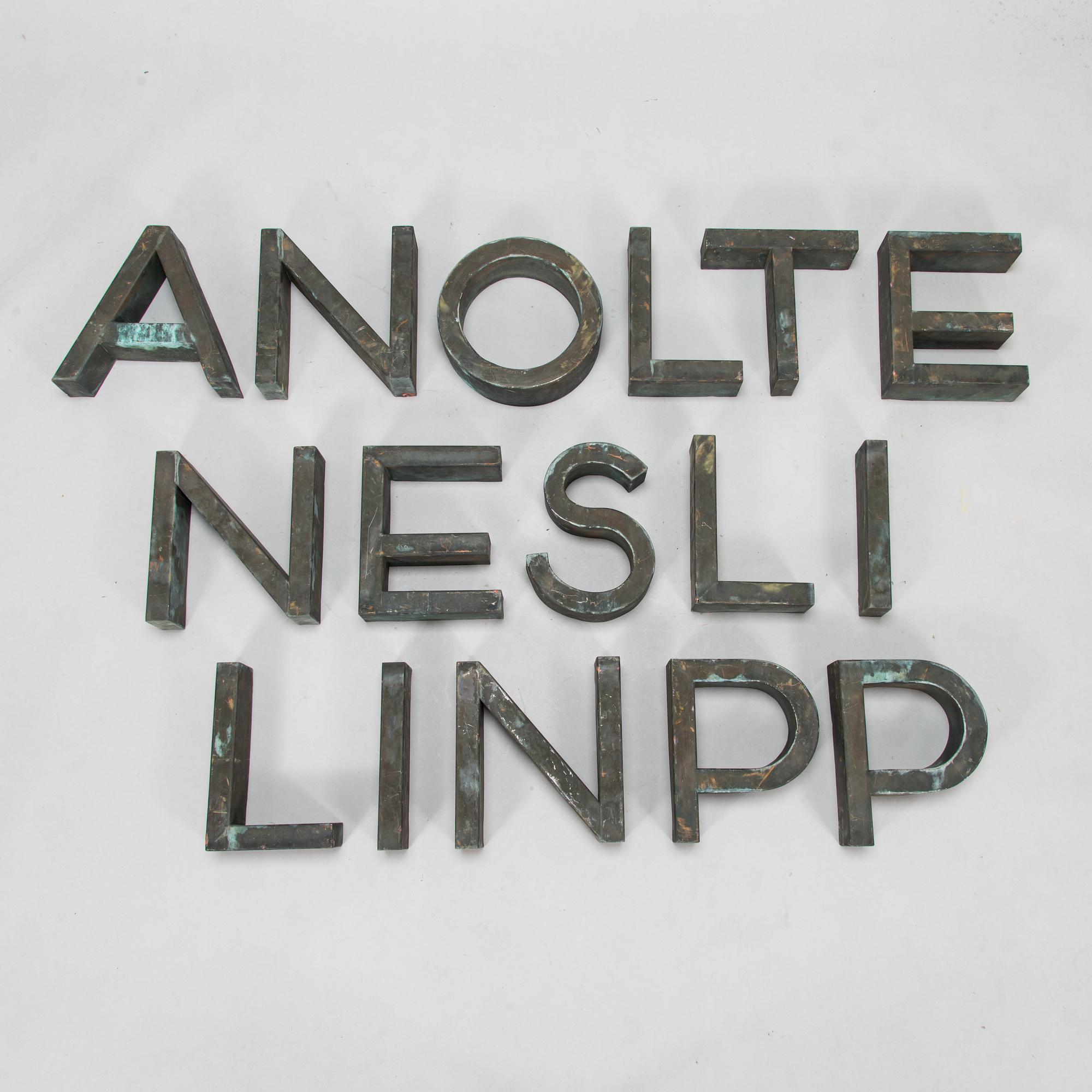 A set of 16 letters, presumably 1950s-60s.