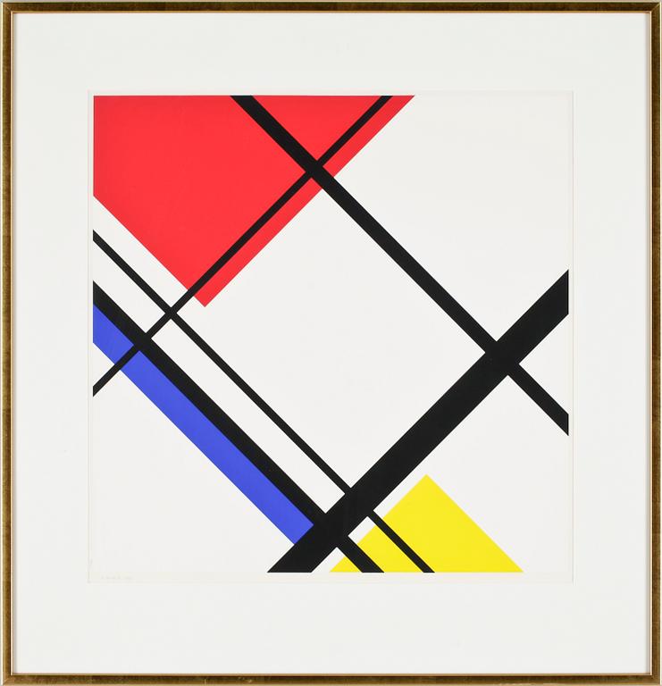 ALBERT JEAN GORIN, färglitografi, sign och numr 115/200.