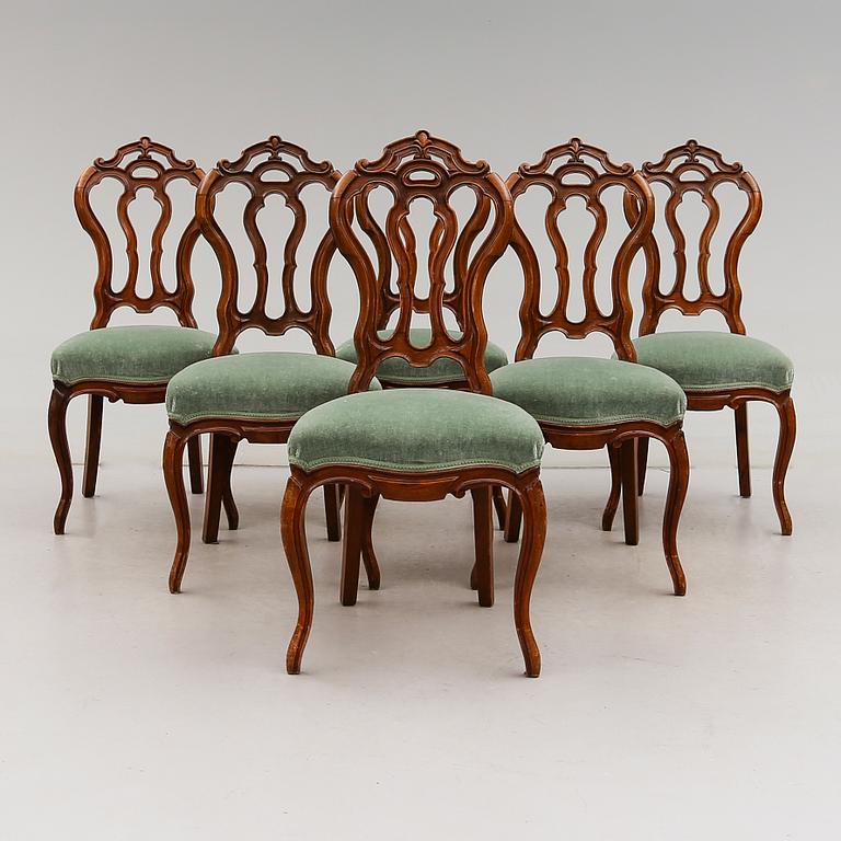 STOLAR, 6 st, 1800-talets andra hälft.