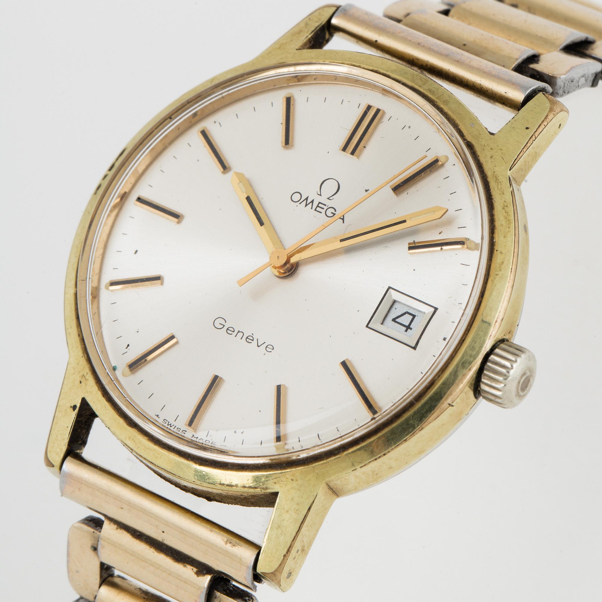 OMEGA, Genève, wristwatch, 35 mm.