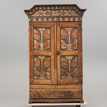 STÅNDSKÅP, allmoge, Rättvik, Dalarna, med datering 1796.