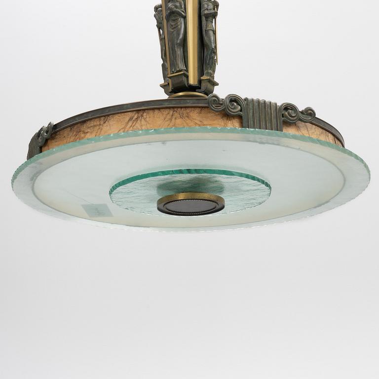 Einar Bäckström, a ceiling lamp, model 4006, Swedish Grace, 1920's/30's.