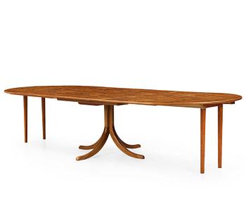 348. Josef Frank, a burled wood top dining table model 771, Svenskt Tenn Sweden 1950-60's.