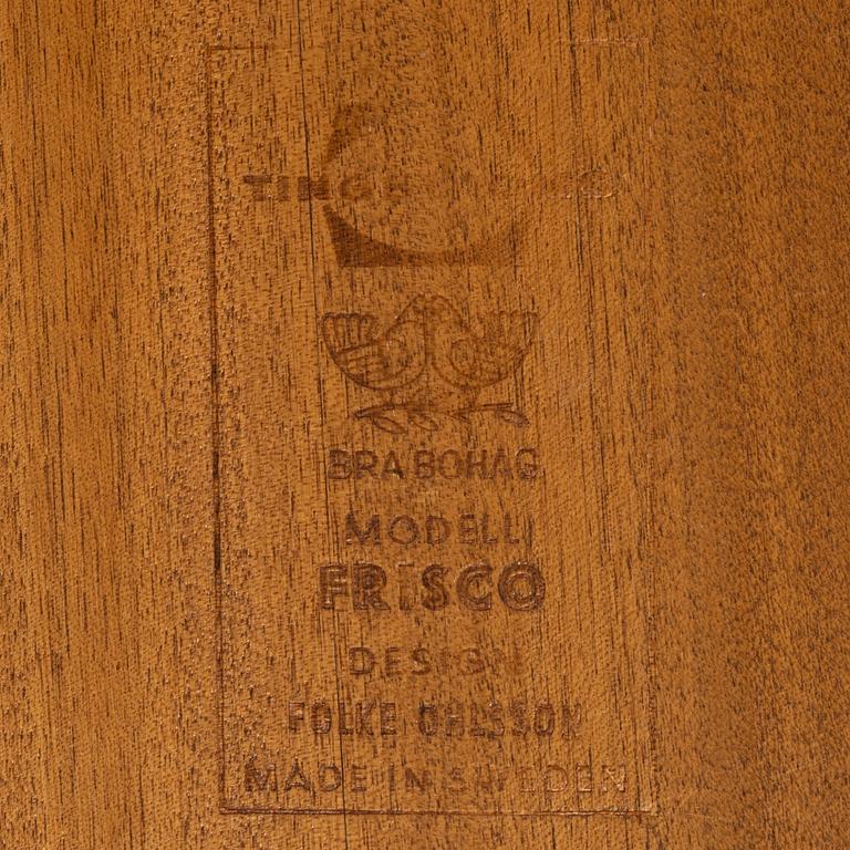 Folke Ohlsson, a teak veneered 'Frisco' coffee table, Tingströms,