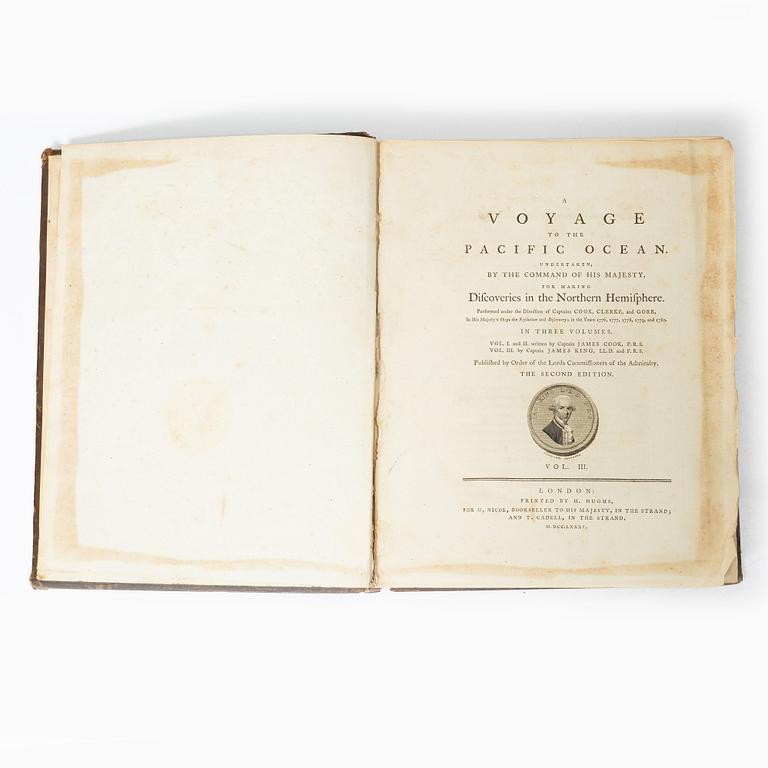 Two volumes of Cooks travels, with 37 engraved plates + maps and charts.