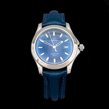 ARMBANDSUR, Omega, Seamaster, quartz, 120m, stål, 1990/2000-tal.