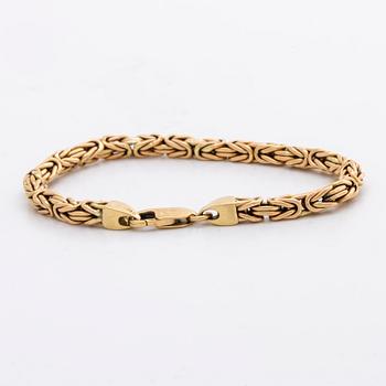 ARMBAND 18K guld, bysantinsk modell, 10,8 g.