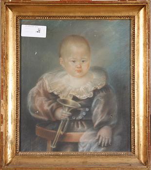 OKÄND KONSTNÄR, pastell, möjligen Maria Röhl, 1800-tal.