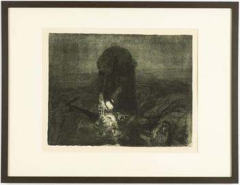 Käthe Kollwitz, "Schlachtfeld" from: Bauernkrieg (Peasant's War).