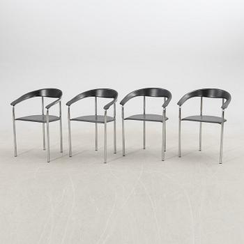 Chairs, 4 pcs, second half of the 20th century.