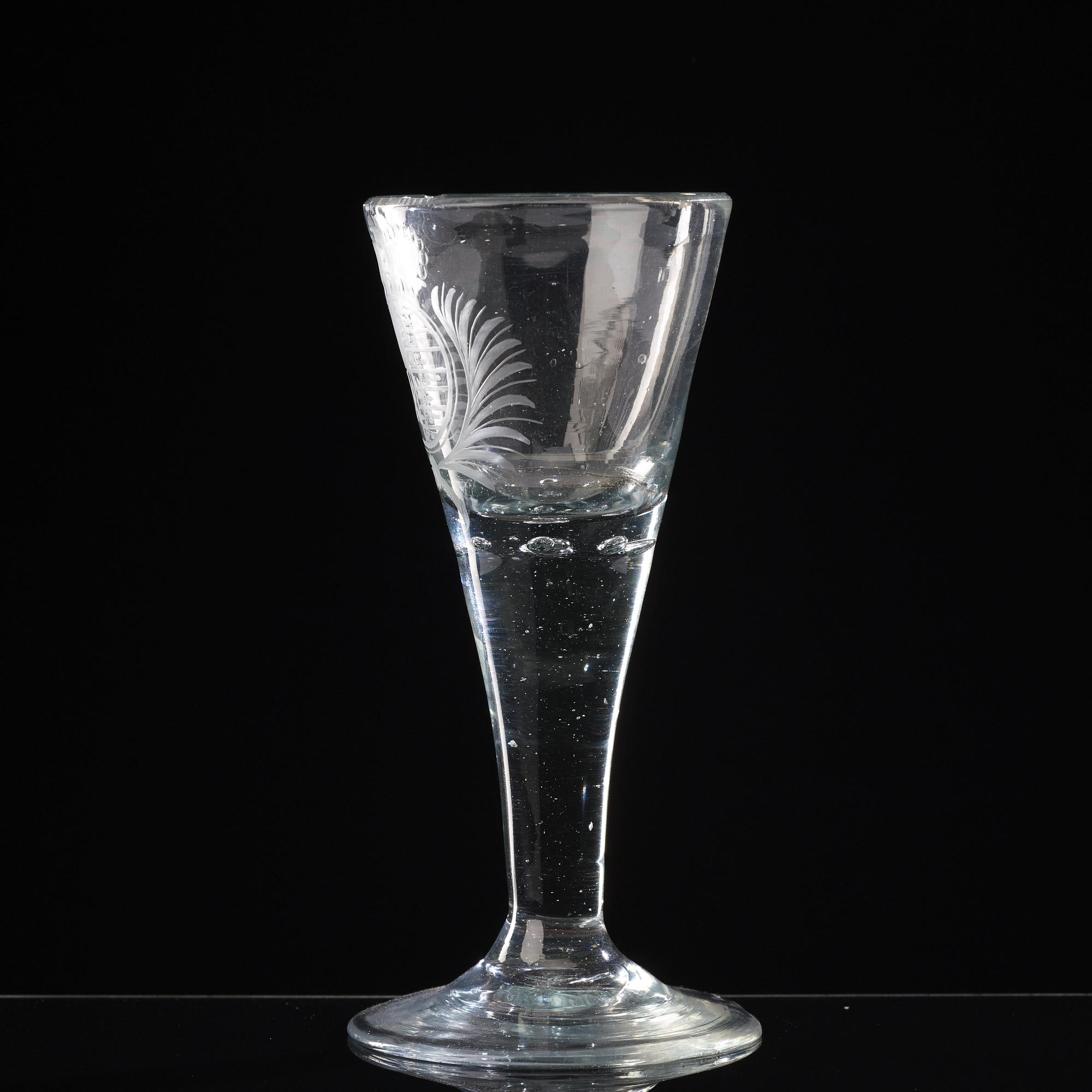 SPETSGLAS. Tyskland, 1700-tal.