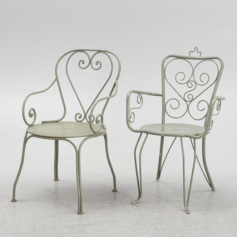 Trädgårdsgrupp, 6 delar, 1900-talets mitt.