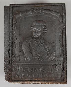 SÄTTUGNSPLATTA, gjutjärn.