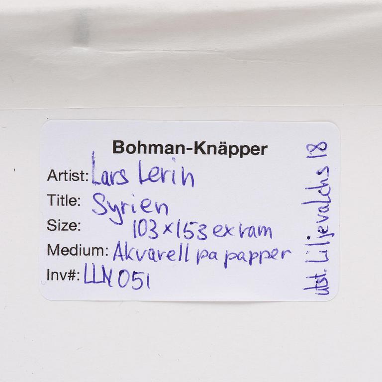 Lars Lerin, "Syrien III".