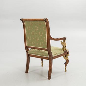 Armchair, Empire style, 20th century.