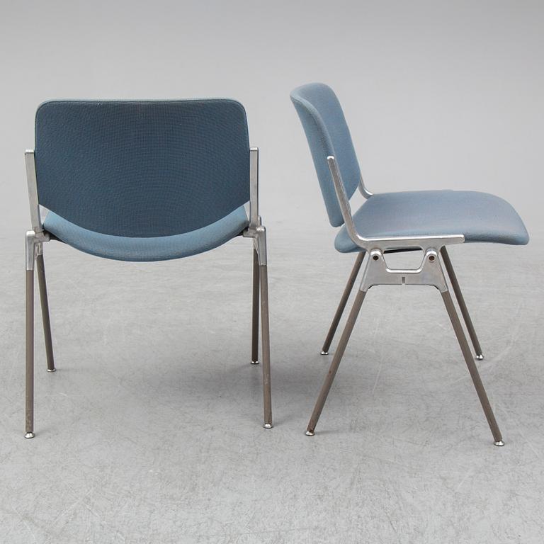 GIANCARLO PIRETTI, four chairs from Castelli, Italy.