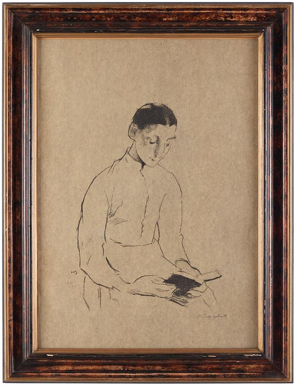 Helene Schjerfbeck, "Confirmation Candidate" or "Devotions".