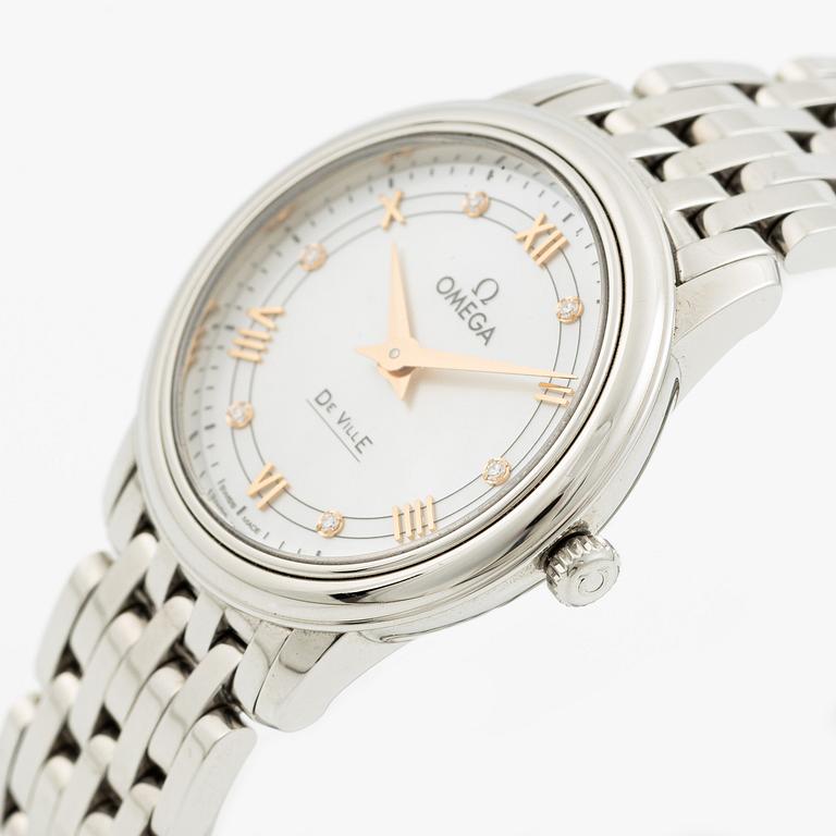 Omega, De Ville, Prestige, "Mother of Pearl Dial", wristwatch, 27.4 mm.