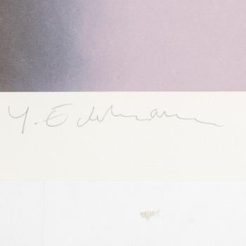 YRJÖ EDELMANN, luithograph in colours, signed Y. Edelmann and numbered 229/360 in pencil.