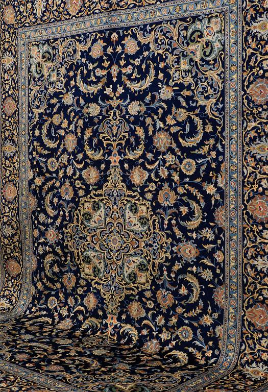 A CARPET, Kashan, around 412 x 292 cm.