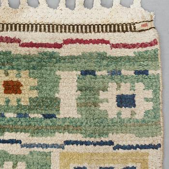 Märta Måås-Fjetterström, A carpet, "Ängarna", knotted pile, ca 182-183,5 x 122-128,5 cm, signed AB MMF.