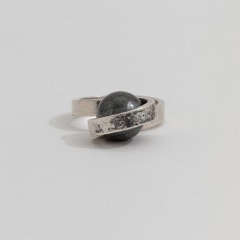 RING, med blodsten, Waldemar Jonsson, Skara, 1972.